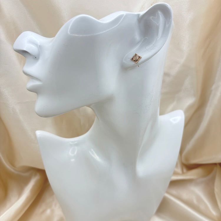 K18PG ピアス ダイヤ NJ0282
