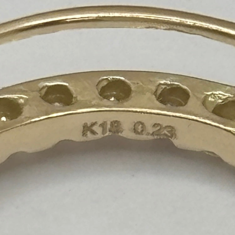K18 ネックレス ダイヤ NJ0285