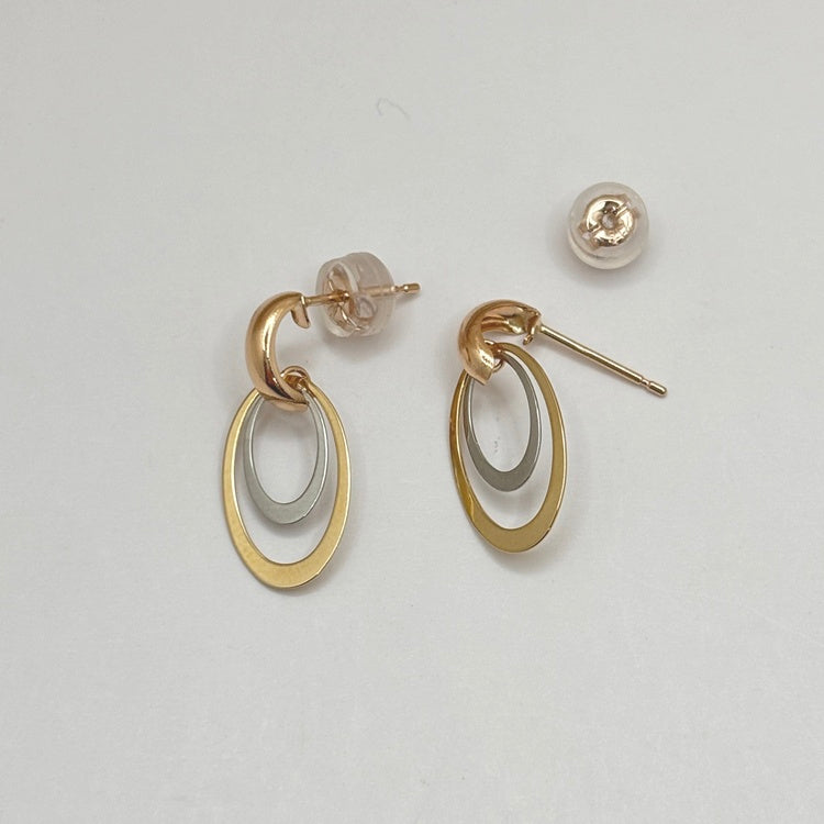 K18/Pt ピアス NJ0291