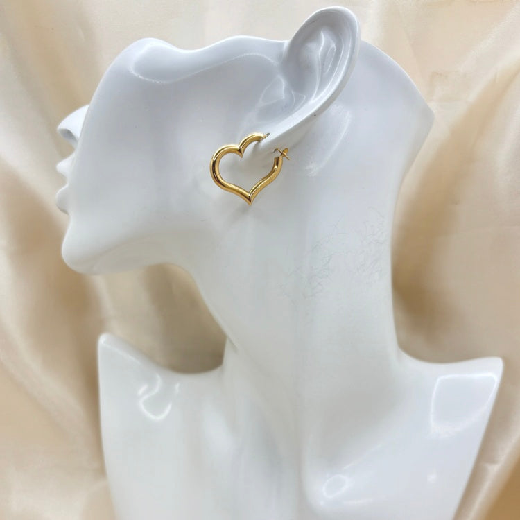 K18 ピアス ハートNJ0315