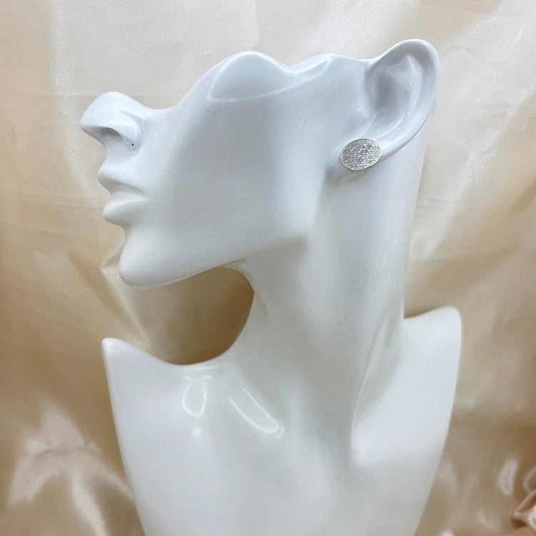 K18WG ピアス ダイヤ NJ0319