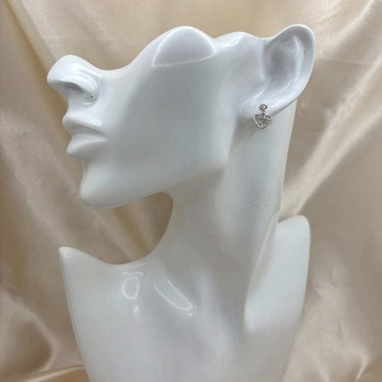 K18WG ピアス ダイヤ NJ0331