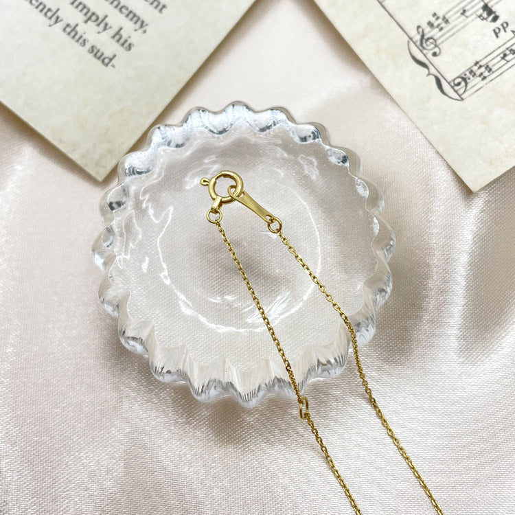 K18 ネックレス ダイヤ クロス CJ0008