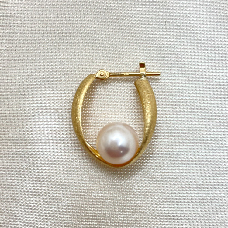 K18 ピアス パール NJ0007