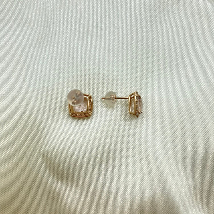 K18PG ピアス モルガナイト NJ0016