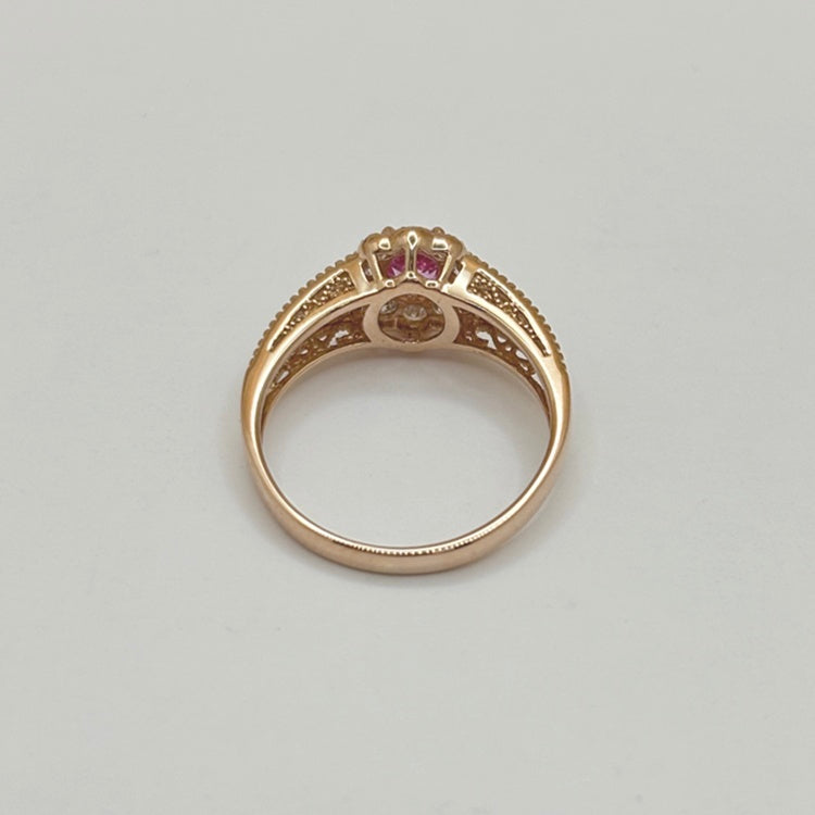 天然ピンクサファイア 1.51ct 【高彩度・非加熱】 マダガスカル GIA
