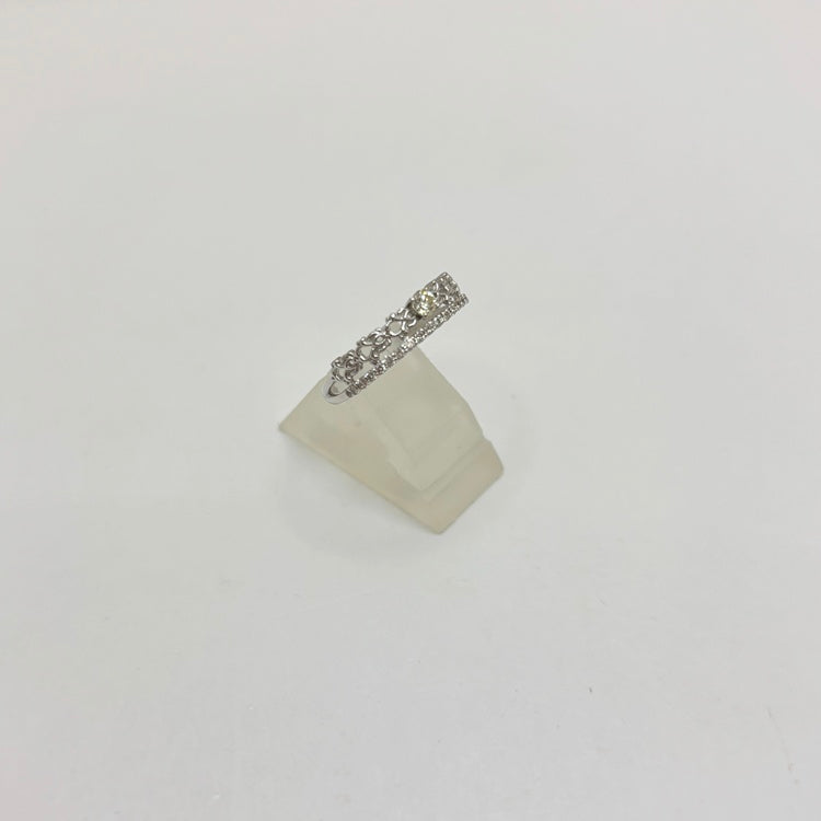 K18WG リング ダイヤ H＆C CJ0557