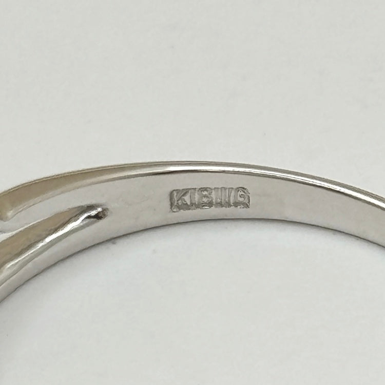 K18WG リング ダイヤ H＆C CJ0557
