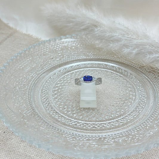 Pt リング サファイア CJ0588