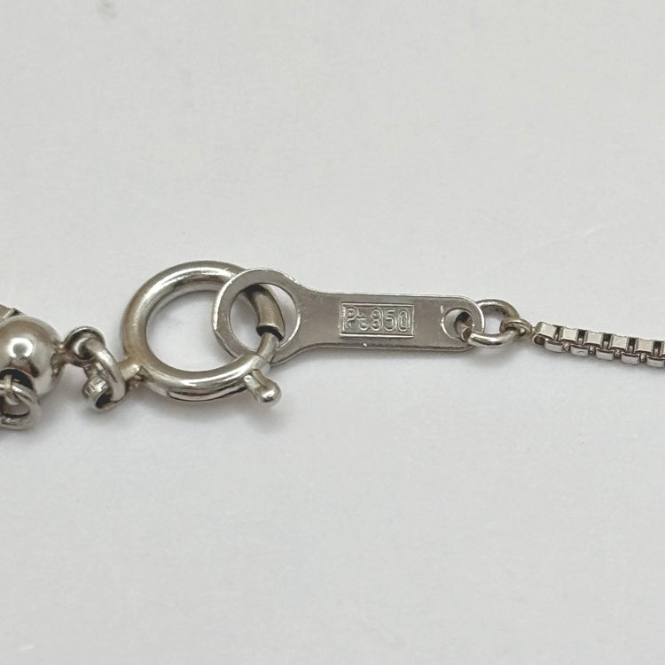 Pt ネックレス サファイア CJ0589