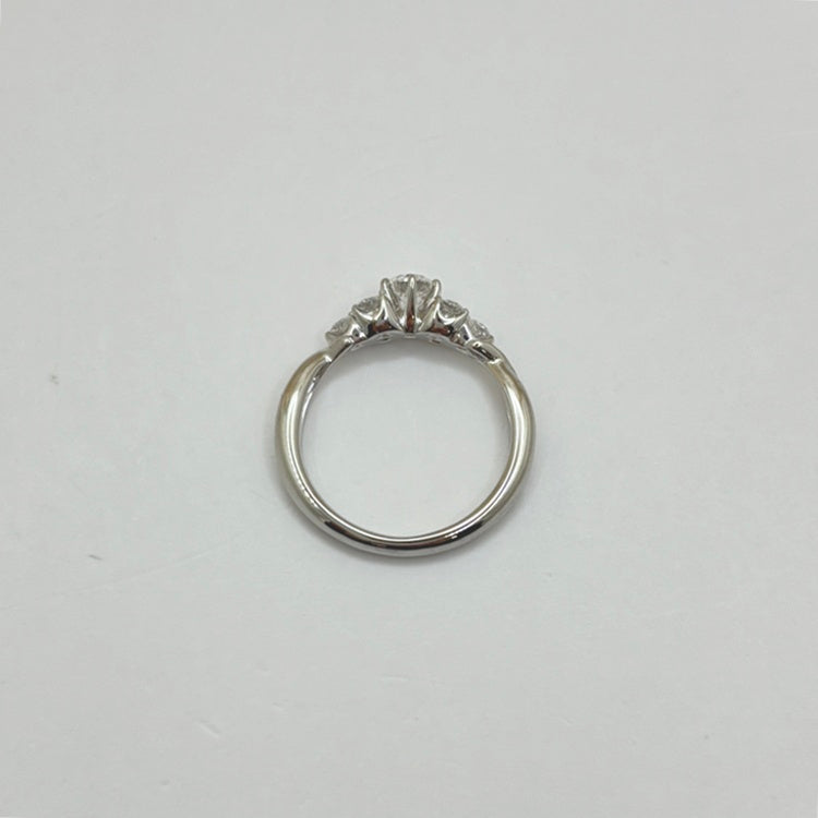 Pt リング ダイヤ (ピンキー) CJ0593