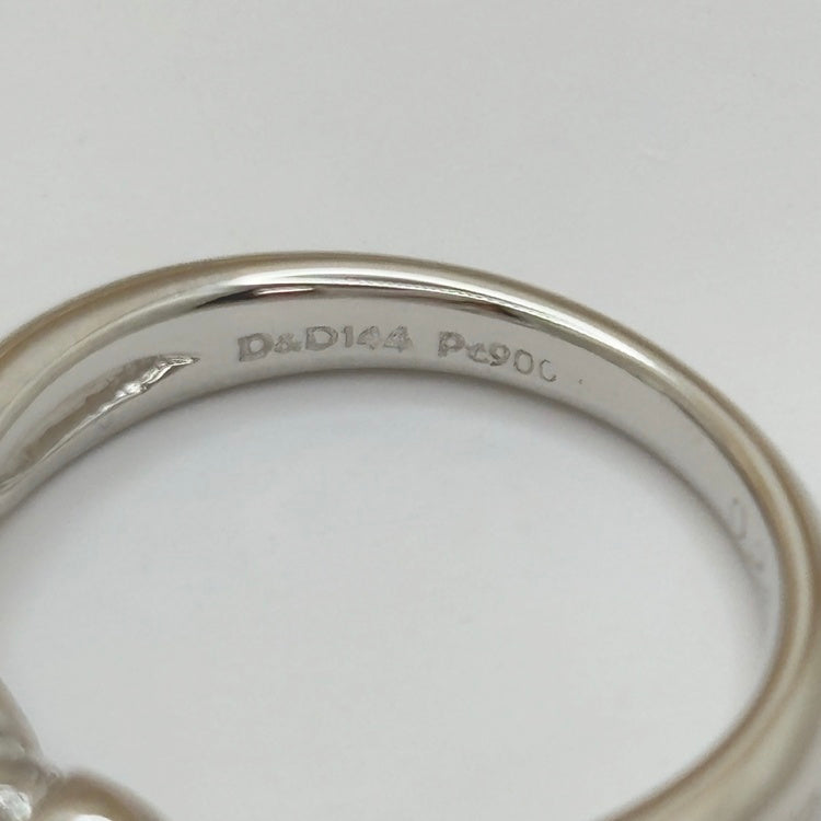 Pt リング ダイヤ (ピンキー) CJ0593