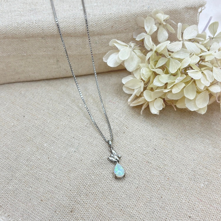 Pt ネックレス オパール CJ0594