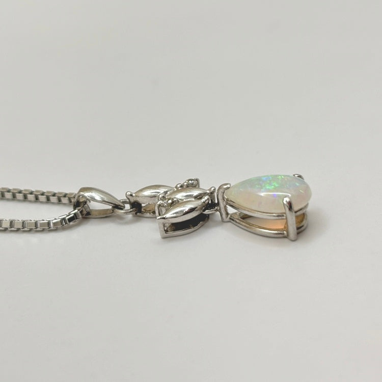 Pt ネックレス オパール CJ0594