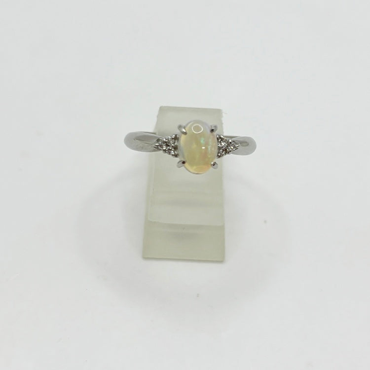 Pt リング オパール CJ0598