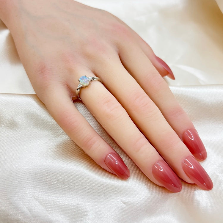 Pt リング オパール CJ0598