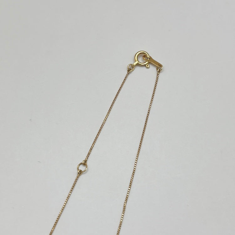 K18 ネックレス ダイヤ 馬蹄デザイン CJ0600