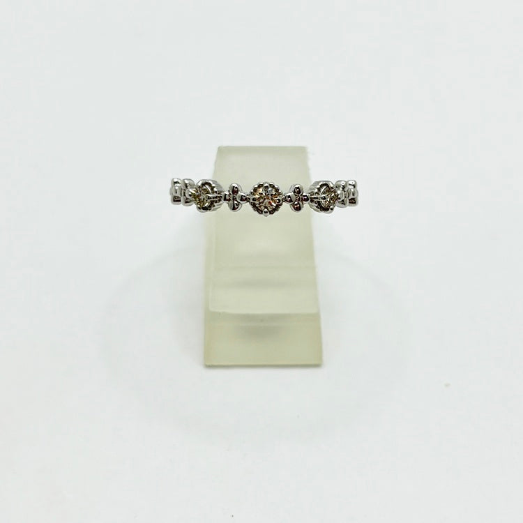 K18WG  リング ダイヤ CJ0601