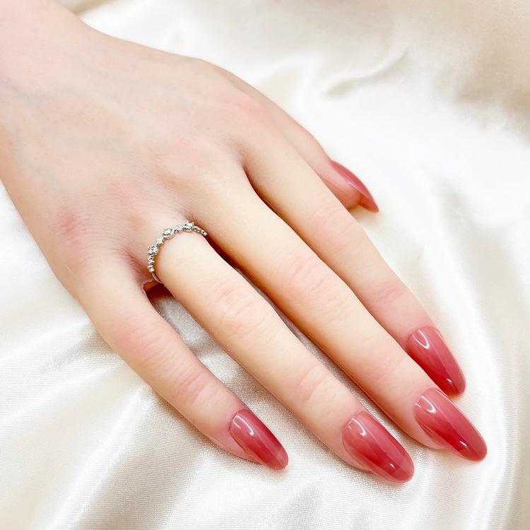 K18WG  リング ダイヤ CJ0601