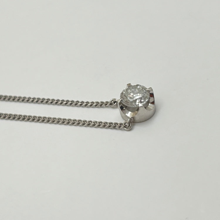 Pt ネックレス ダイヤ CJ0602