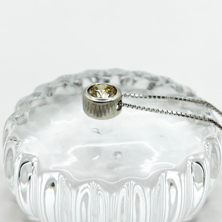 Pt ネックレス ダイヤ CJ0604