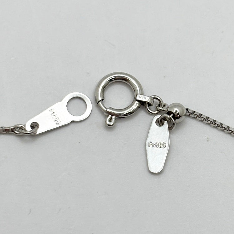 Pt ネックレス ダイヤ CJ0604