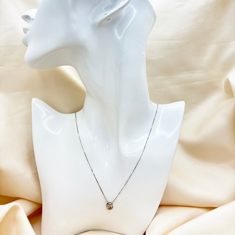 Pt ネックレス ダイヤ CJ0604