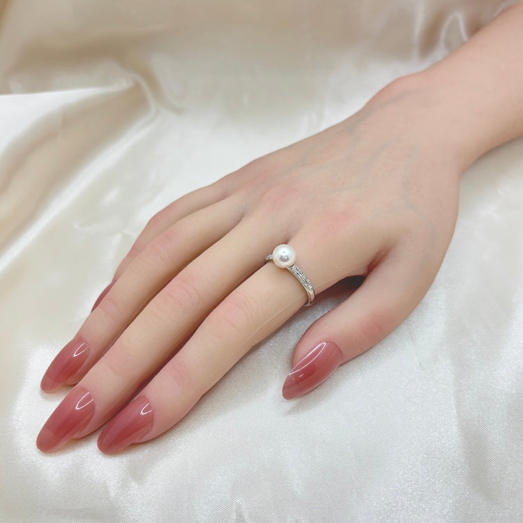 Pt リング パール CJ0608