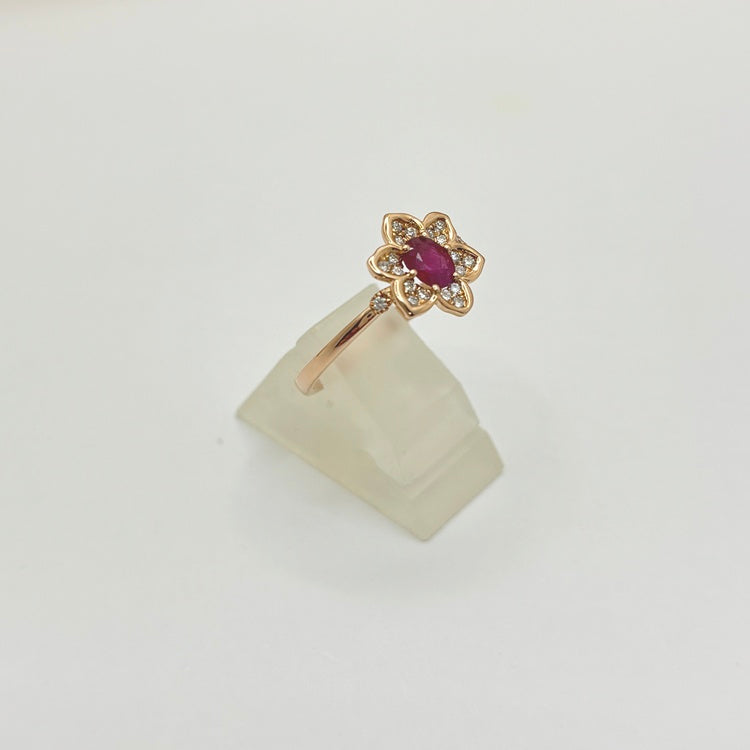 K18PG リング ルビー CJ0622