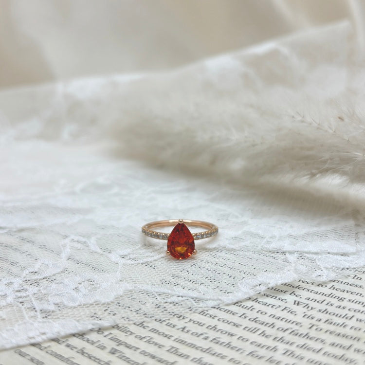 K18PG リング スペサルティンガーネット CJ0623