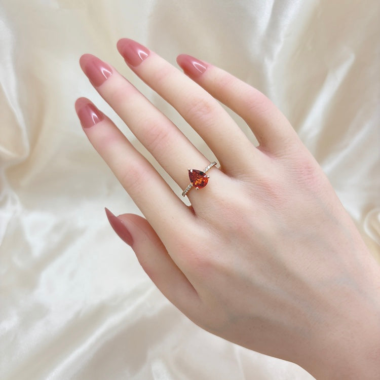 K18PG リング スペサルティンガーネット CJ0623