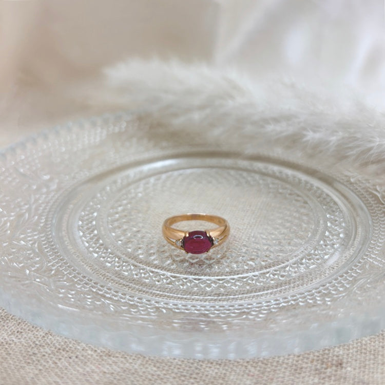 K18PG リング ガーネット CJ0626