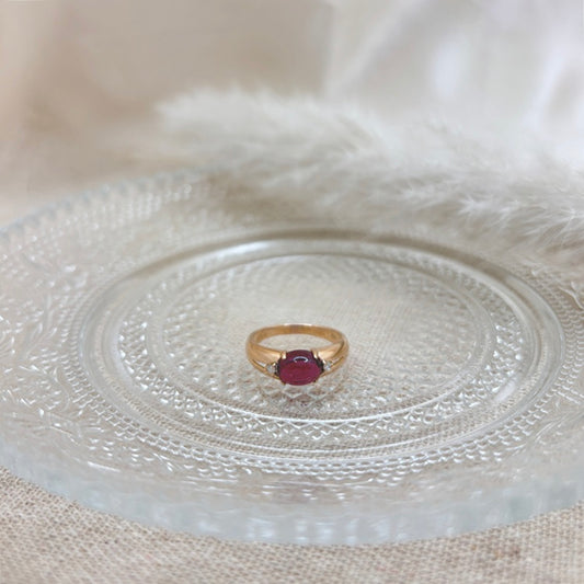 K18PG リング ガーネット CJ0626