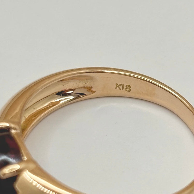 K18PG リング ガーネット CJ0626