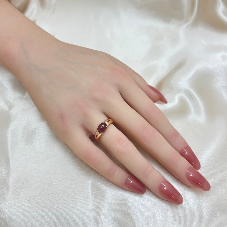 K18PG リング ガーネット CJ0626