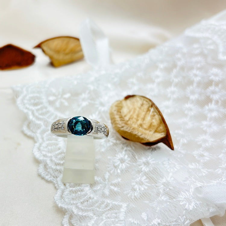 Pt リング ブルートルマリン CJ0627