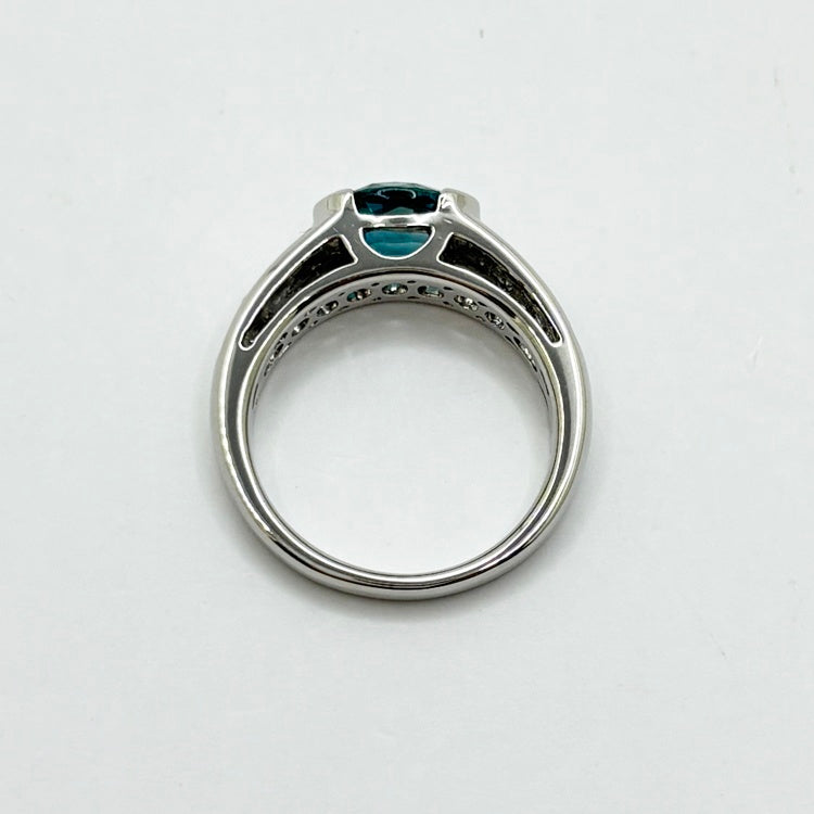 Pt リング ブルートルマリン CJ0627