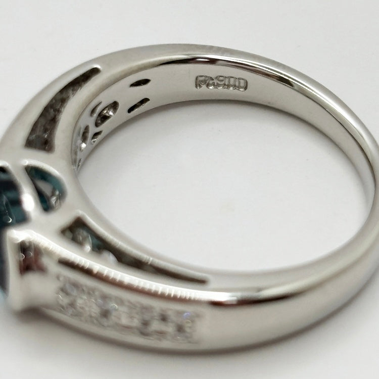 Pt リング ブルートルマリン CJ0627