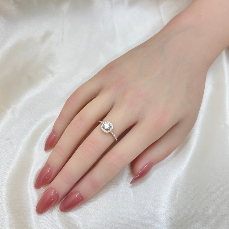 K18PG リング ダイヤ CJ0628