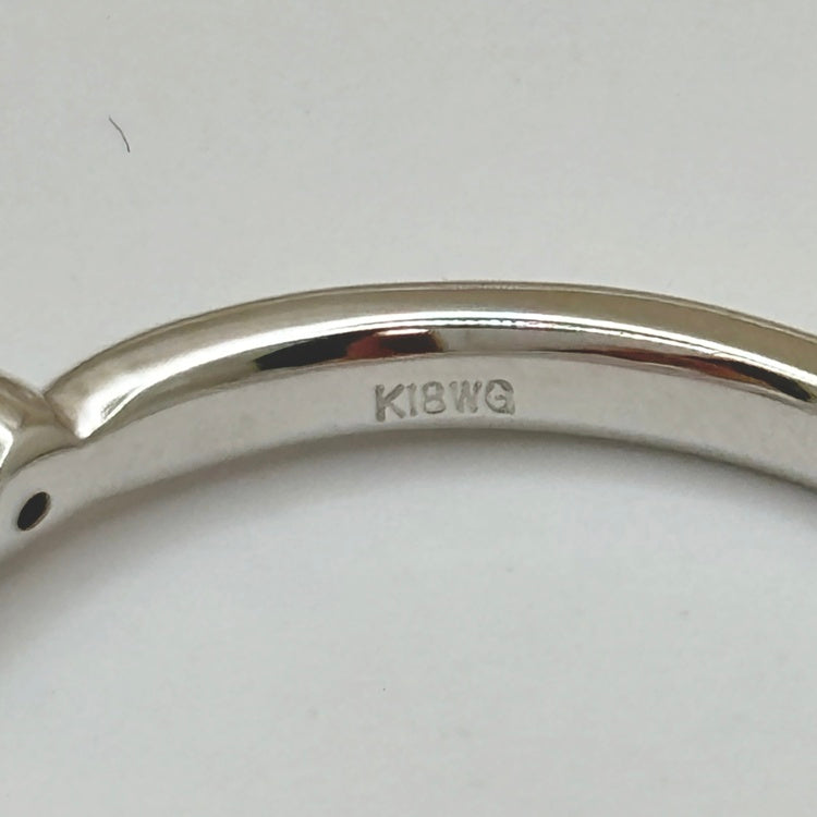 K18WG リング パール CJ0630