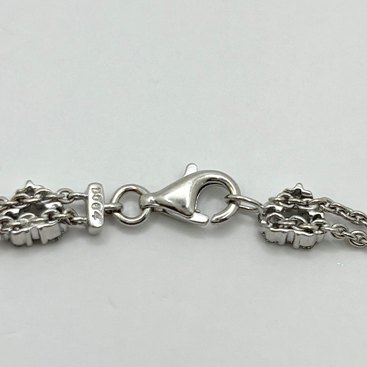 K18WG ブレスレット ダイヤ CJ0634