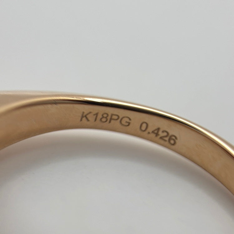 K18PG リング ダイヤ CJ0635