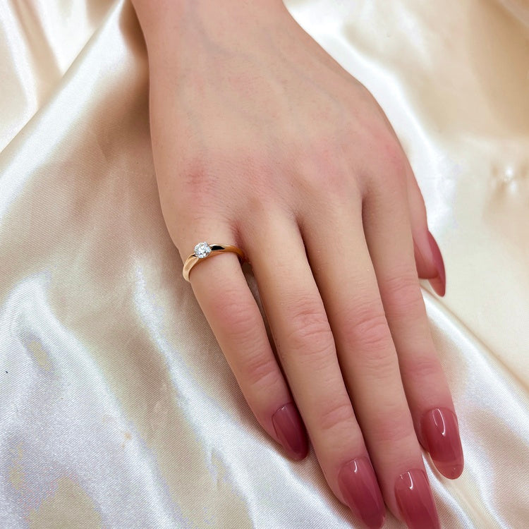 K18PG リング ダイヤ CJ0635