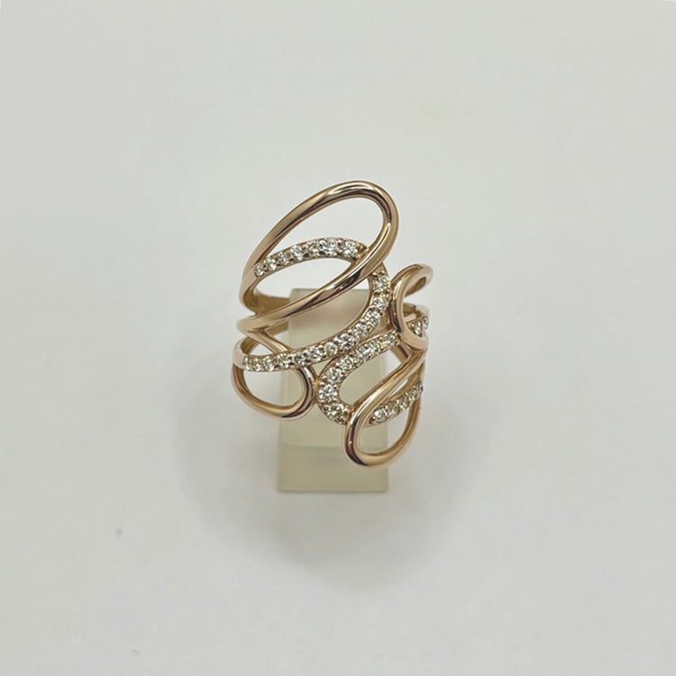 K18PG リング ダイヤ CJ0638