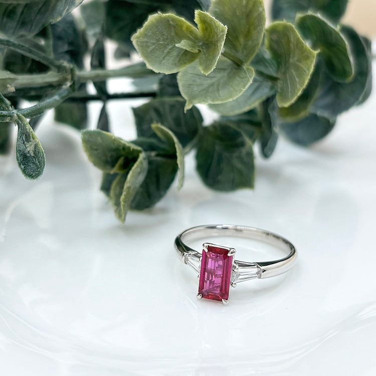 Pt リング ルビー CJ0639