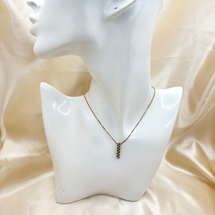 K18 ネックレス  エメラルド　CJ0641