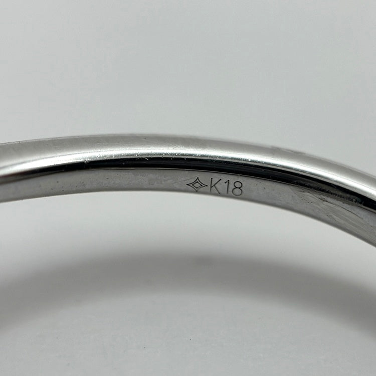 K18WG リング サファイア CJ0642