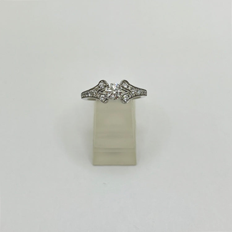 Pt リング ダイヤ (ピンキー) CJ0644