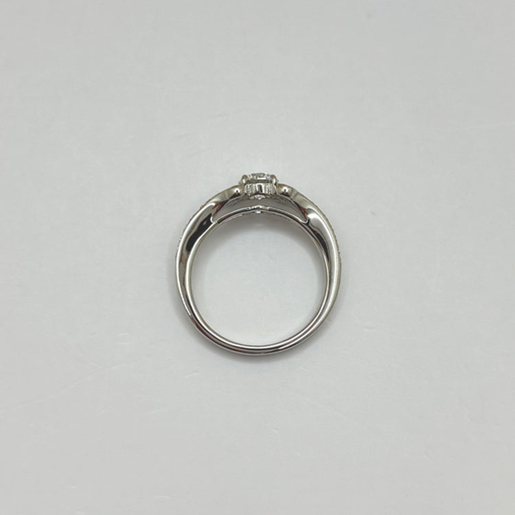 Pt リング ダイヤ (ピンキー) CJ0644