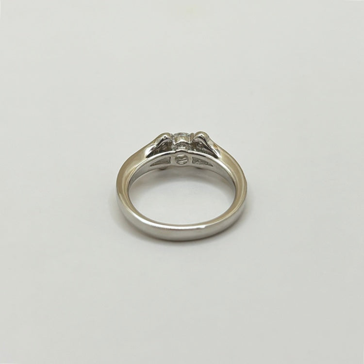 Pt リング ダイヤ (ピンキー) CJ0644